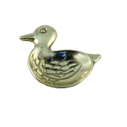 Пепельница в виде Уточки, золотая