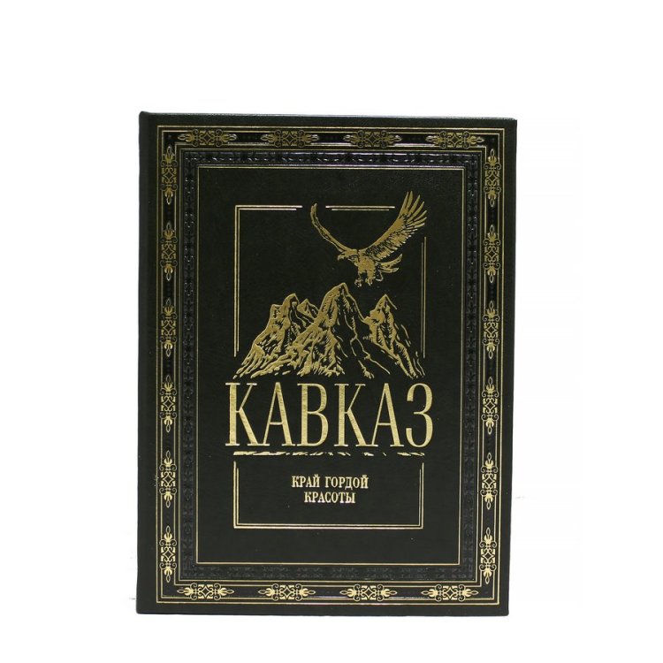 Сборник книг в кожаном переплете Кавказ в 22 томах BG1973M, фотография одной книги