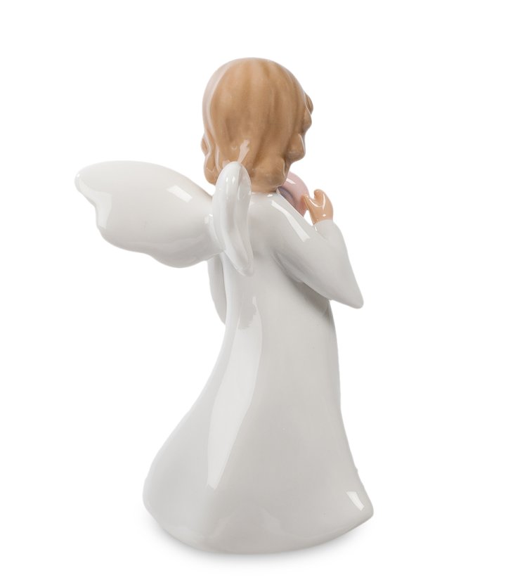 Статуэтка из фарфора Ангелочек с леденцом Pavone CMS-11/ 5, фотография со спины