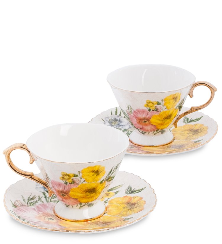 Набор для чая на 2 персоны из фарфора Дольче Вита Pavone AS-84