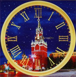 Часы с кристаллами Swarovski - Куранты-2