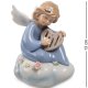Музыкальная статуэтка из керамики Ангелочек с лирой Pavone CMS-11/18