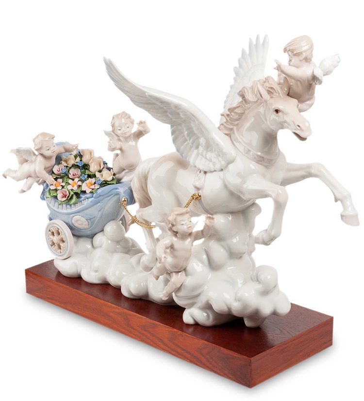 Статуэтка из фарфора Небесная колесница Pavone JP-21/ 8