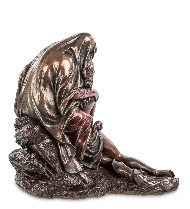 Статуэтка Пьета - Медный Блик Veronese WS-413, оборотная сторона