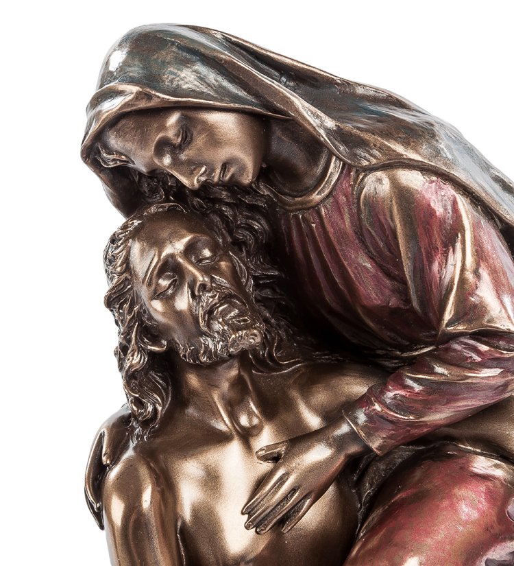 Статуэтка Пьета - Медный Блик Veronese WS-413, портретный вид