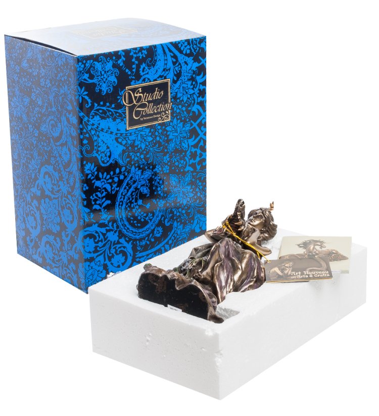 Статуэтка Дама - Альфонс Муха Veronese WS-584, упаковочный вид