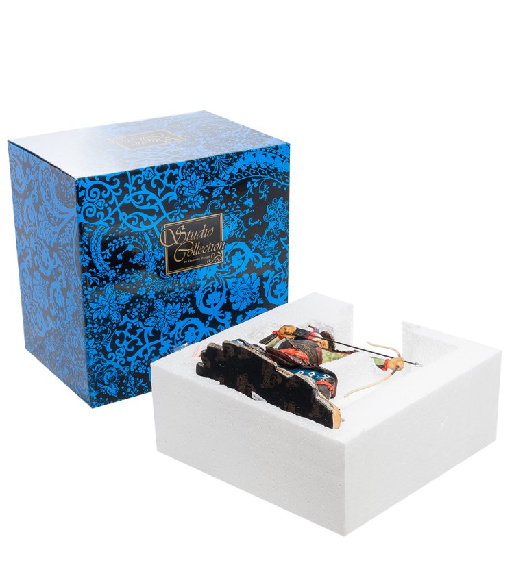 Статуэтка Самурай на охоте Veronese WS-733, упаковочный вид