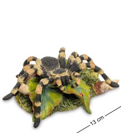 Статуэтка Паук Тарантул на листочках