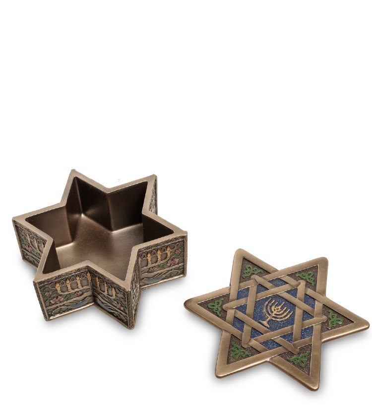 Шкатулка Звезда Давида Veronese WS-867, разборный вид