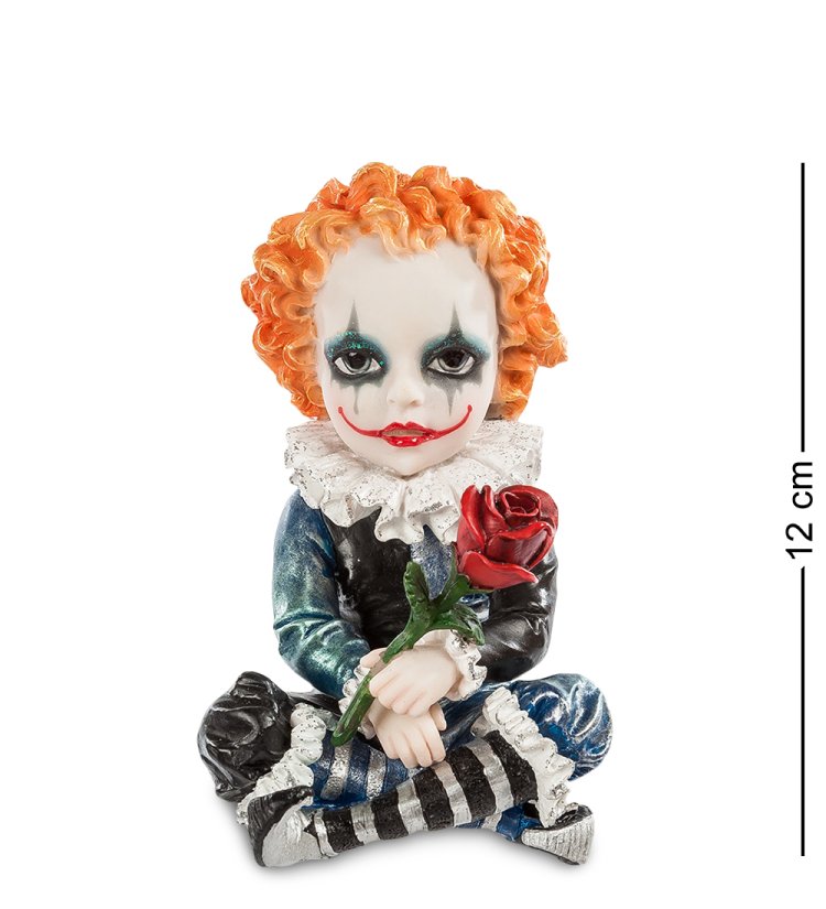 Статуэтка в стиле Фэнтези Шут с розой Veronese WS-394