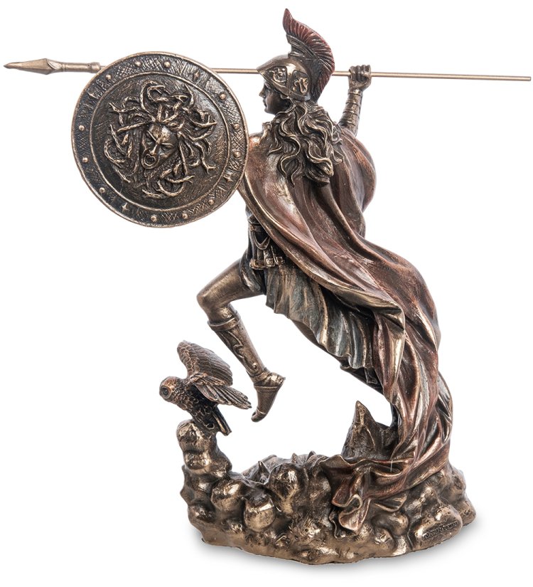 Статуэтка Афина на поле боя Veronese WS-1010, вид профиль