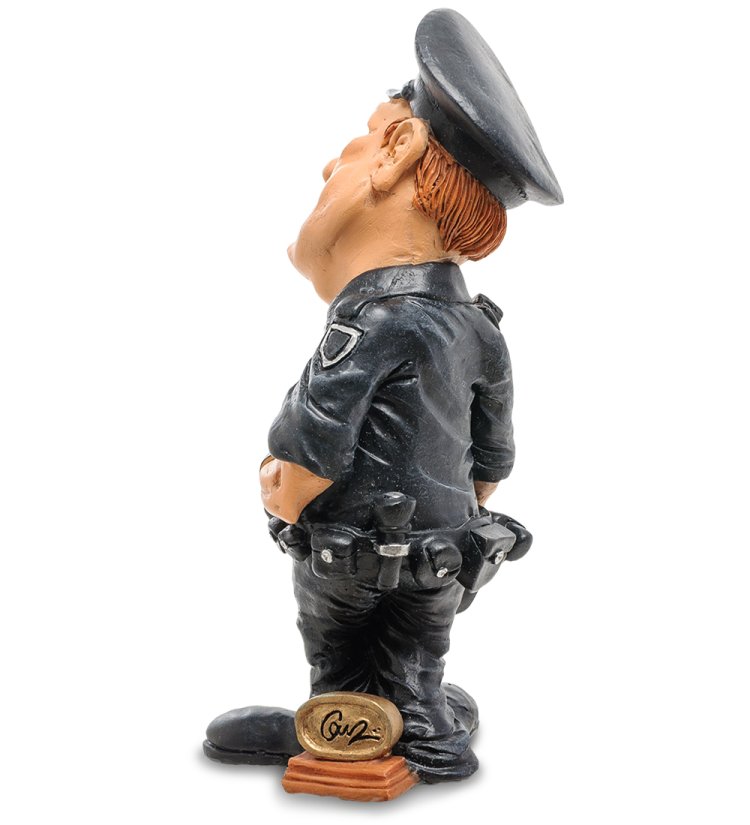 Статуэтка Полицейский в форме The Comical World of Stratford RV-926, оборотная сторона