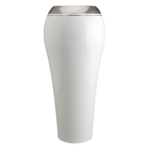 Ваза для цетов Ring Высокая белая