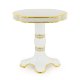 Белый стол из керамики со Swarovski коллекция Dubai Migliore De Luxe 27492