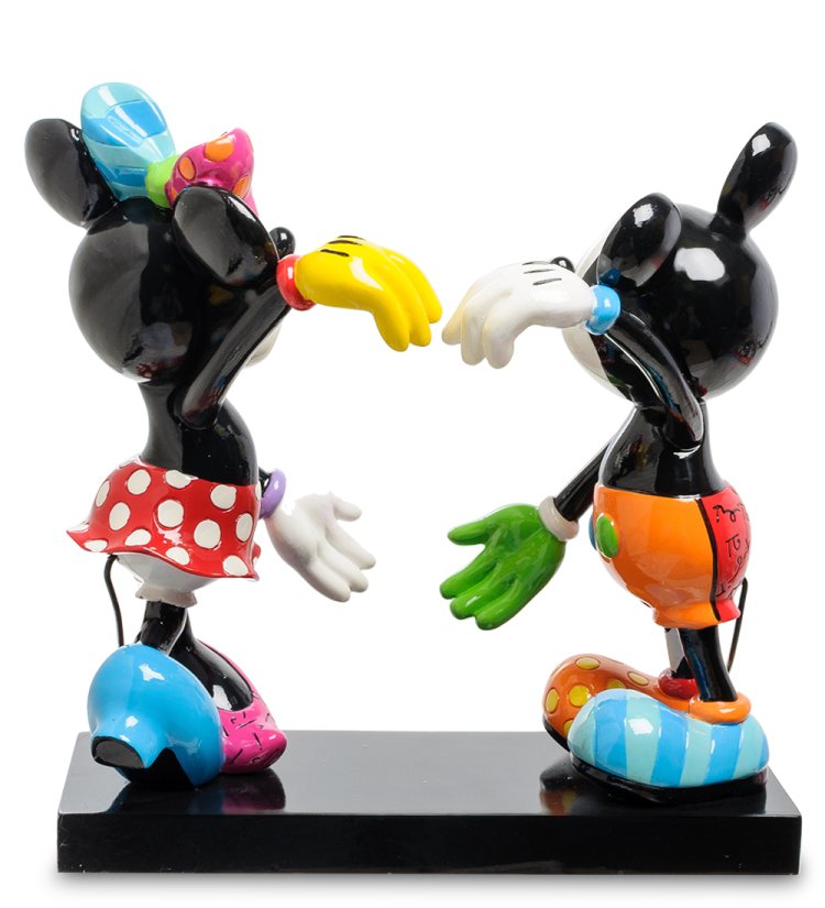 Статуэтка Микки и Минни Маус на подставке Disney by Britto, фотография со спины