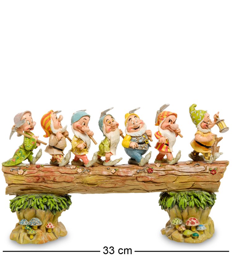 Статуэтка Семь гномов - Возвращение домой Disney Traditions, вид профиль