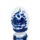 Статуэтка Пасхальное Яйцо Голубая гжель ГЛ-243, фотография с обратной стороны