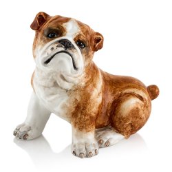 Статуэтка из керамики Щенок бульдога
