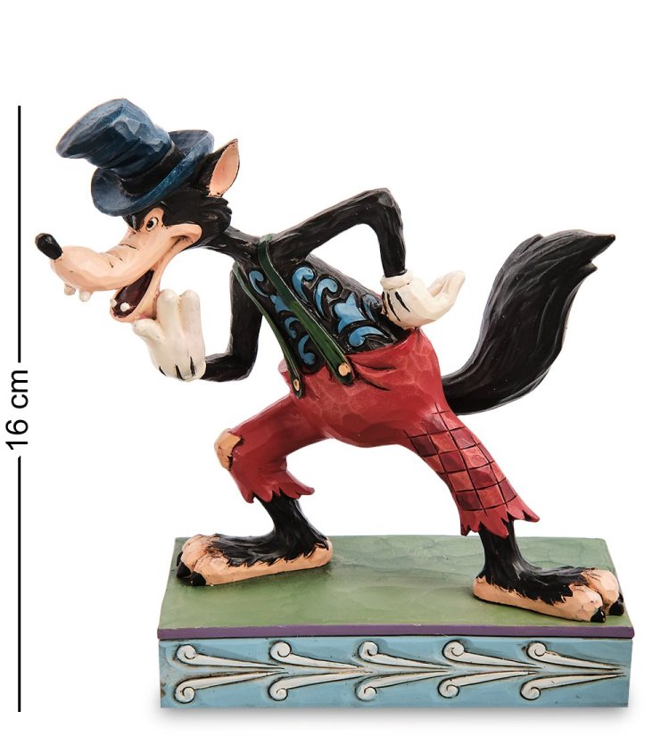 Статуэтка Волк из Трех поросят Disney Traditions, вид профиль
