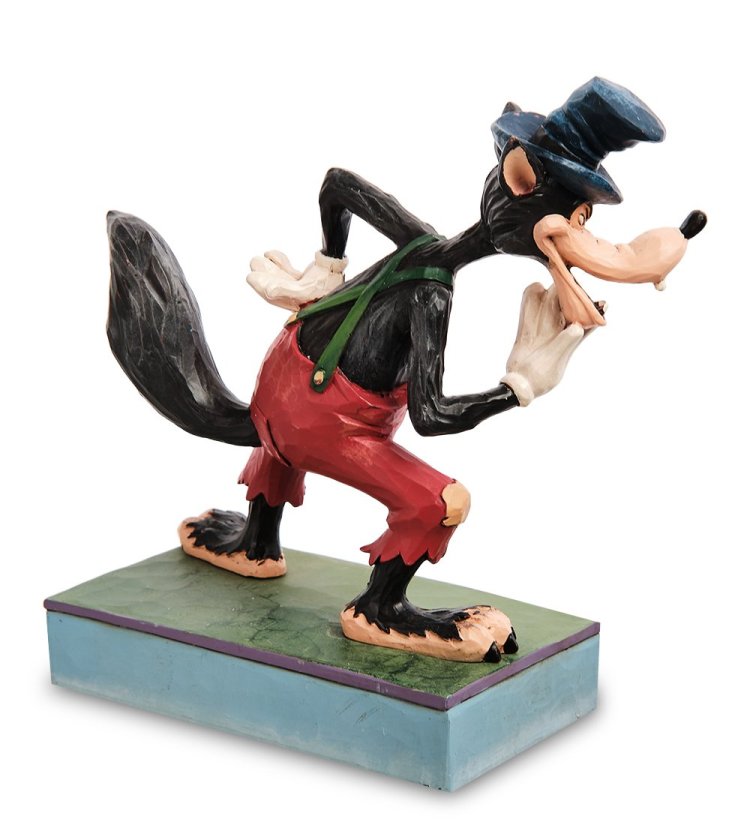 Статуэтка Волк из Трех поросят Disney Traditions, оборотная сторона