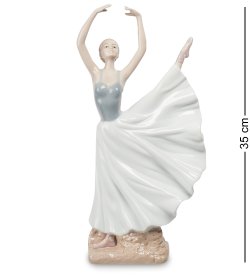 Статуэтка из фарфора Балерина в длинном платье