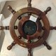 Барометр штурвал, диаметр 38 см, 8 ручек Бриг С-6-Б, фото со склада оборотная сторона