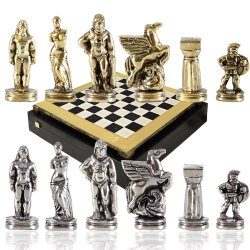 Шахматы Древняя Спарта, Черно-белая доска