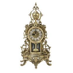 Бронзовые каминные часы Капелла