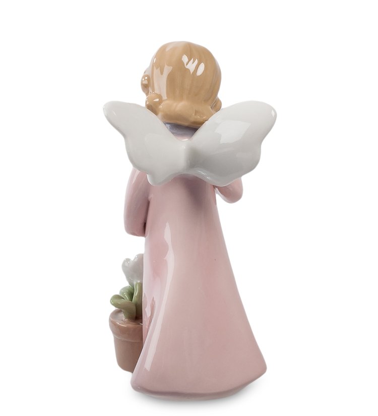 Статуэтка из фарфора Ангелочек поливает цветок Pavone CMS-11/ 6, фотография со спины