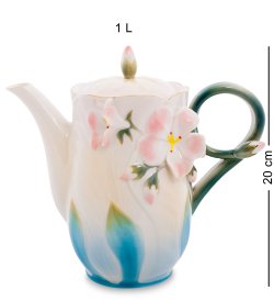 Заварочный чайник из фарфора Герань