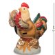 Статуэтка из керамики Петух с монеткой на удачу Pavone CMS-59/ 4