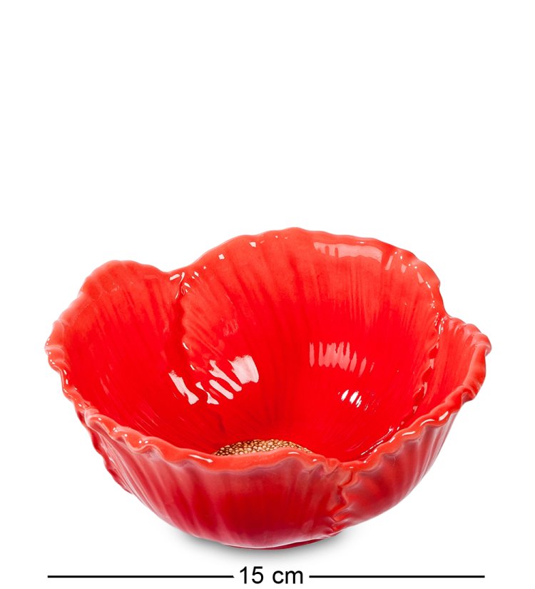 Набор из 3 салатников из фарфора Маки Pavone FM-07/ 6, фотография среднего салатника