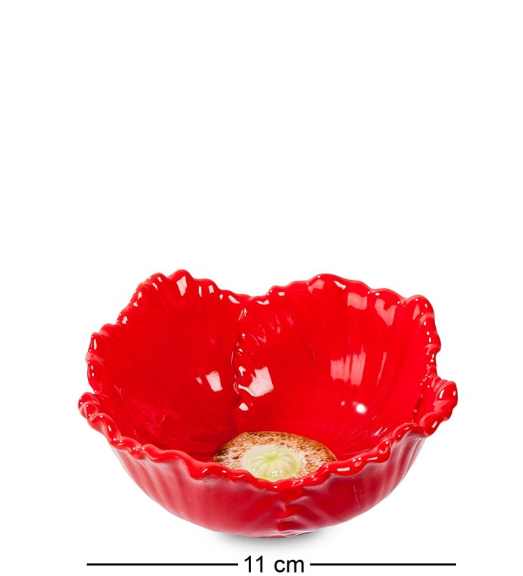 Набор из 3 салатников из фарфора Маки Pavone FM-07/ 6, фотография маленького салатника