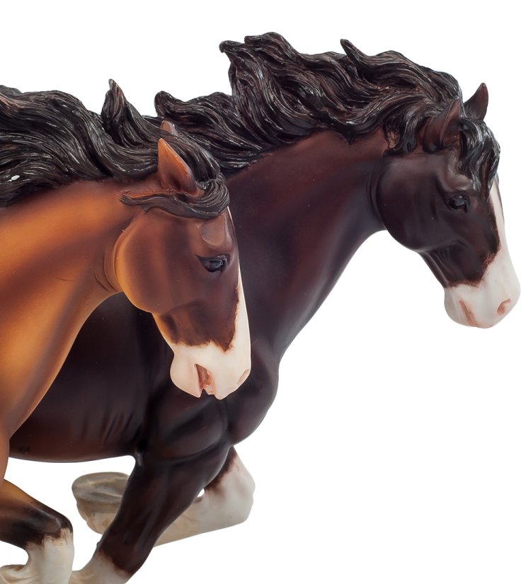 Статуэтка Мустанги Veronese WS-709, увеличенный вид профиль