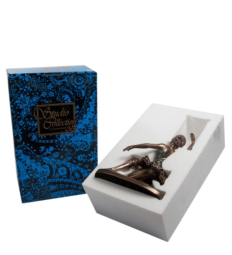 Статуэтка Балерина в платье Veronese WS-408, упаковочный вид