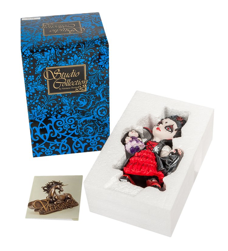 Статуэтка в стиле Фэнтези Девочка-вампир Veronese WS-395, упаковочный вид