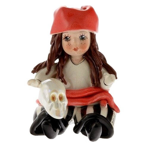 Фарфоровая статуэтка Девочка Пиратка