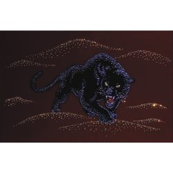 Картина Пантера c кристаллами Swarovski