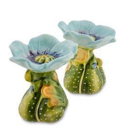 Набор соль-перец Голубые маки