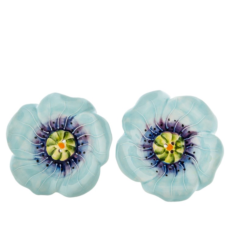 Набор соль-перец Голубые маки Blue Sky BS-248, фотография снизу