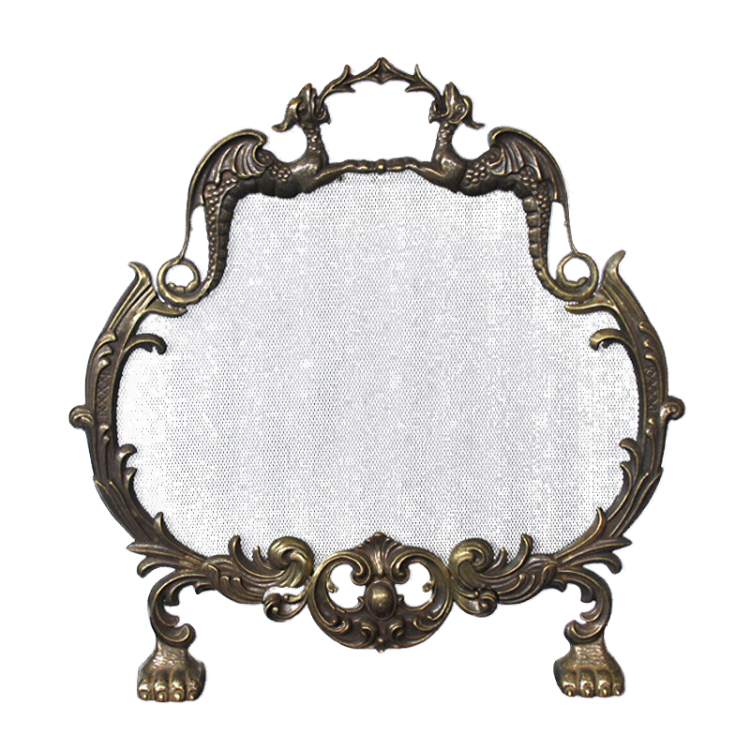 Защитный экран для камина Бронзовый Дракон Alberti Livio AL-82-066-ANT