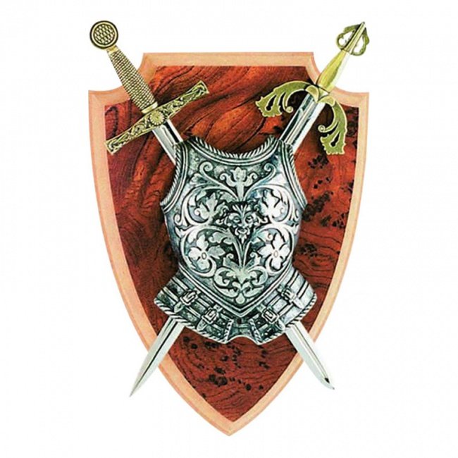 Панно, меч Эскалибур и меч Д`Cида