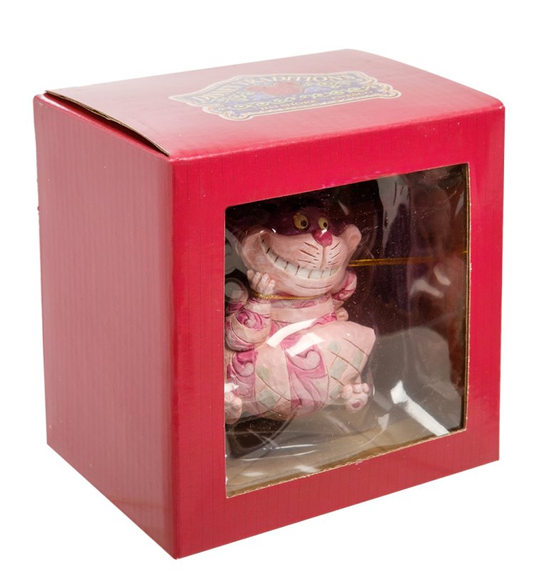 Статуэтка Веселый Чеширский кот Disney Traditions, упаковка