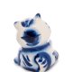 Фигурка Сытый Котик Голубая гжель ГЛ-566, фотография со спины