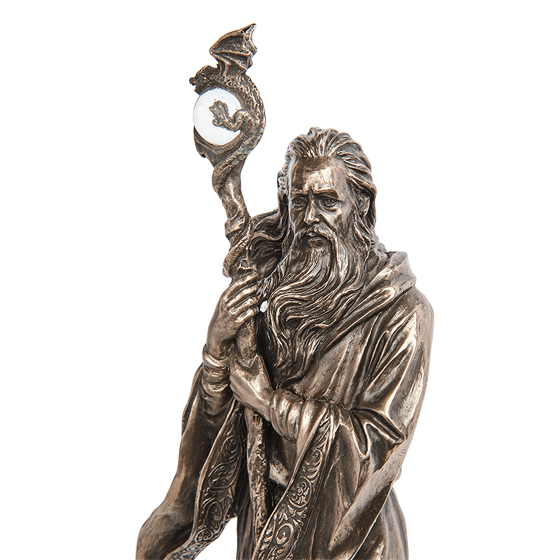 Статуэтка Мерлин Veronese WS-1100, портретный вид