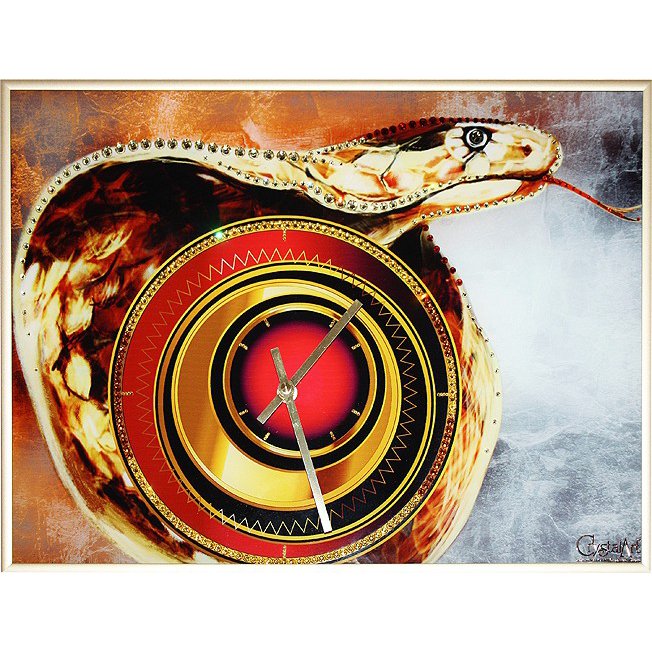 Часы с кристаллами Swarovski - Год змеи