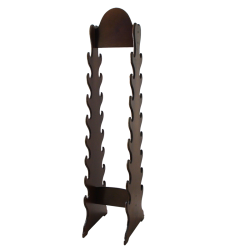 Стенд под оружие напольный на 16 единиц коричневый