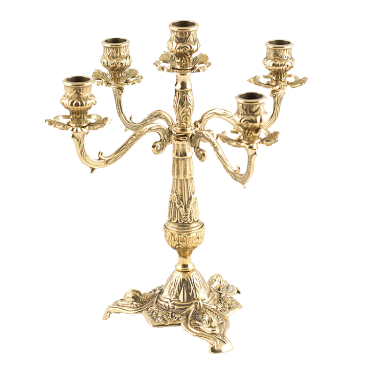 Канделябр на 5 свечей бутон Alberti Livio AL-80-328