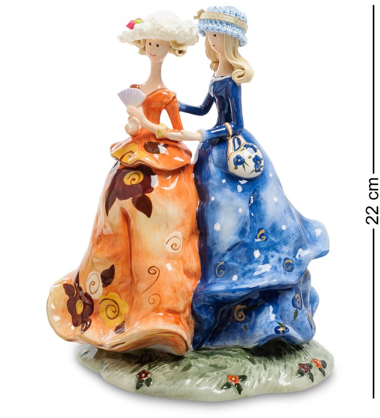 Фигурка из керамики Подруги на прогулке Pavone CMS-22/ 7