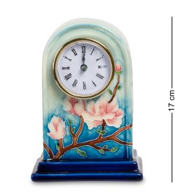 Часы из фарфора цветущая сакура